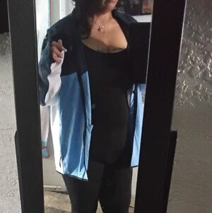 Women's Blue and Black Jacket